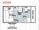 Floorplan - 2013 Forest River RV Rockwood Hard Side Series A124S