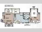 Floorplan - 2013 Forest River RV Flagstaff Classic Super Lite 831RESS