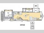 Floorplan - 2013 Coachmen RV Catalina Destination Series 39FKDS