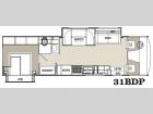 Floorplan - 2013 Coachmen RV Pursuit 31 BDP
