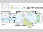 Floorplan - 2014 Winnebago Adventurer 38Q