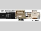 Floorplan - 2014 Heartland Cyclone 4100 King