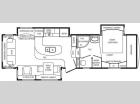 Floorplan - 2014 DRV Luxury Suites Mobile Suites 32 TK3