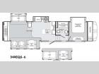 Floorplan - 2014 Palomino Sabre 34REQS