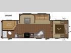 Floorplan - 2014 Keystone RV Hideout 280LHS