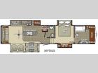 Floorplan - 2014 Yellowstone RV Canyon Trail 36FBQS Advanced Profile