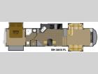 Floorplan - 2014 Heartland Bighorn 3855FL