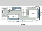 Floorplan - 2014 Coachmen RV Catalina Santara Series 222FB