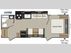 Floorplan - 2014 Keystone RV Passport 245RB Express