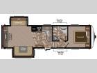 Floorplan - 2014 Keystone RV Sprinter Copper Canyon 273FWRET