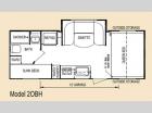 Floorplan - 2014 Skyline Eco Camp 20BH