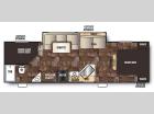 Floorplan - 2014 Forest River RV Cherokee Grey Wolf 26DBH
