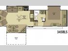 Floorplan - 2014 Open Range RV 345RLS