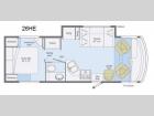 Floorplan - 2014 Winnebago Vista 26HE