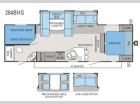 Floorplan - 2014 Jayco Eagle 284BHS