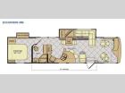 Floorplan - 2014 Fleetwood RV Excursion 35B