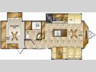 Floorplan - 2014 CrossRoads RV Hampton HT380FD