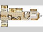 Floorplan - 2014 CrossRoads RV Hampton HT380QB