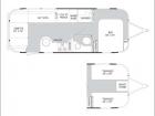 Floorplan - 2014 Airstream RV Flying Cloud 25FB