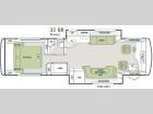 Floorplan - 2014 Tiffin Motorhomes Allegro Breeze 32 BR