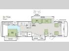 Floorplan - 2014 Tiffin Motorhomes Allegro 34 TGA
