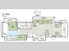 Floorplan - 2014 Tiffin Motorhomes Allegro 35 QBA