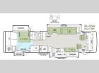 Floorplan - 2014 Tiffin Motorhomes Allegro RED 36 QSA