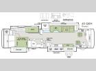 Floorplan - 2014 Tiffin Motorhomes Phaeton 40 QKH