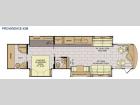 Floorplan - 2014 Fleetwood RV Providence 42M