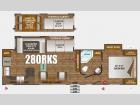 Floorplan - 2014 Outdoors RV Timber Ridge 280RKS