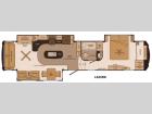 Floorplan - 2014 Lifestyle Luxury RV Lifestyle LS38RS