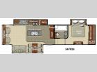 Floorplan - 2014 Yellowstone RV Sedona 34FRSI Advanced Profile