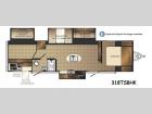 Floorplan - 2014 Palomino Solaire 318STBHK