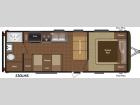Floorplan - 2014 Keystone RV Hideout 230LHS