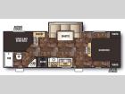 Floorplan - 2014 Forest River RV Cherokee Grey Wolf 23DBH