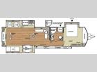 Floorplan - 2014 Forest River RV Salem Villa Series 407REDS