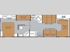 Floorplan - 2014 Thor Motor Coach Four Winds 31E Bunkhouse