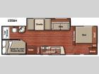 Floorplan - 2015 Gulf Stream RV Ameri-Lite 255BH
