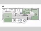 Floorplan - 2015 Thor Motor Coach Four Winds 28F