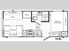 Floorplan - 2015 Palomino Puma 19-RL