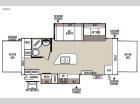 Floorplan - 2015 Forest River RV Flagstaff Shamrock 23IKSS