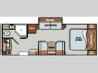 Floorplan - 2015 Gulf Stream RV Vista Cruiser 23RBK