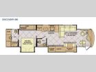 Floorplan - 2015 Fleetwood RV Discovery 40E