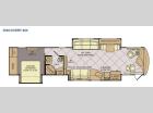 Floorplan - 2015 Fleetwood RV Discovery 40X