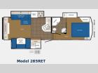 Floorplan - 2015 Prime Time Manufacturing Crusader 285RET