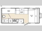 Floorplan - 2015 Coachmen RV Clipper Ultra-Lite 17BH