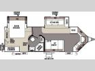Floorplan - 2015 Forest River RV Rockwood Wind Jammer 2618W