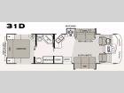 Floorplan - 2006 Four Winds RV Hurricane 31D