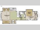Floorplan - 2015 Forest River RV Cedar Creek Silverback 29RE