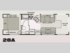 Floorplan - 2006 Four Winds RV Four Winds 5000 28A